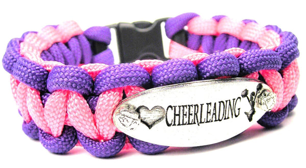 Love Cheerleading 550 Military Spec Paracord Bracelet