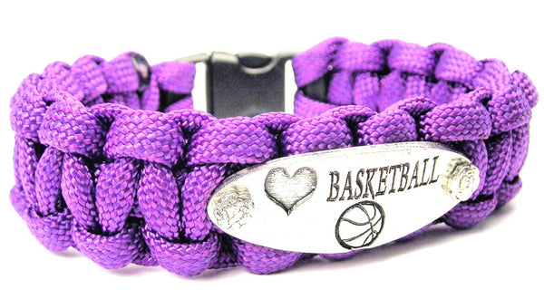 Love Basketball 550 Military Spec Paracord Bracelet