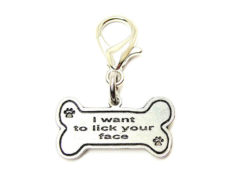 I Want To Lick Your Face Catalog Collar Clip