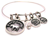 Pony Lover Bangle Bracelet