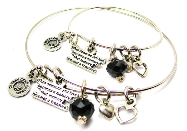 BEREAVEMENT JEWELRY, ADULT AND CHILD JEWELRY SET, CHILD BANGLE, EXPANDABLE CHILD BANGLE