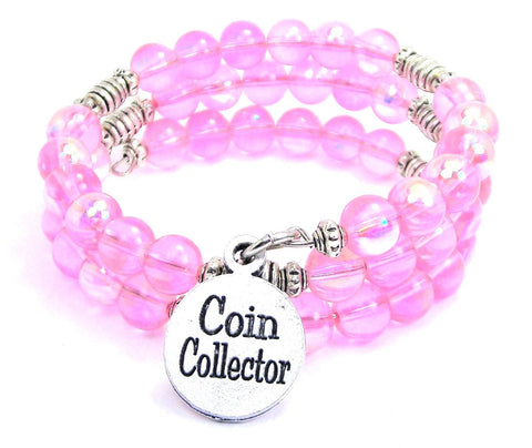 Coin Collector Sea Siren Ocean Glass Wrap Bracelet