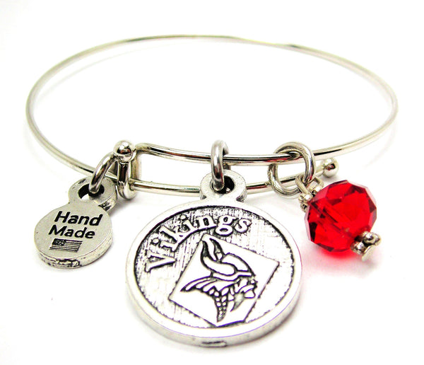 Viking Mascot Bangle Bracelet