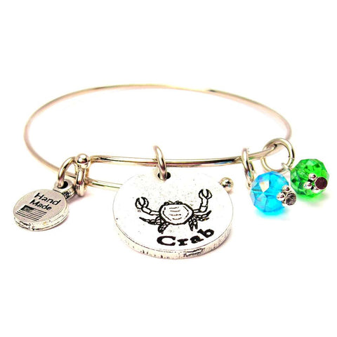 Xavier's Fish Tank Item Crab Expandable Bangle Bracelet