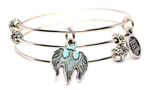 Phoenix Bird Triple Style Expandable Bangle Bracelet