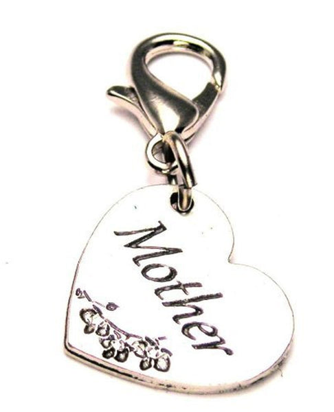 Mother Heart Zipper Pull