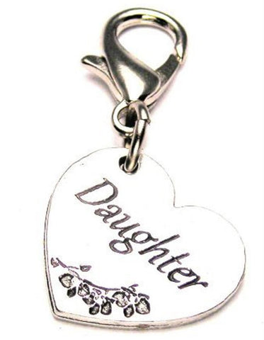 Daughter Heart Zipper Pull