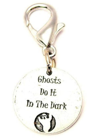 Ghosts Do It In The Dark Zipper Pull