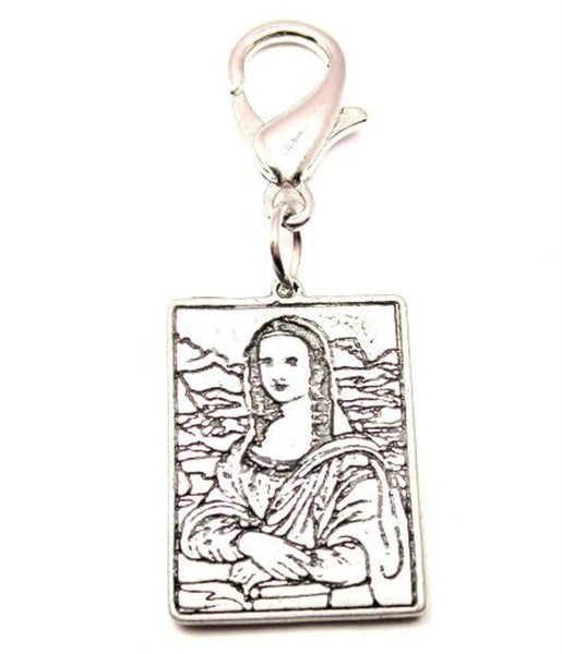 Mona Lisa Zipper Pull