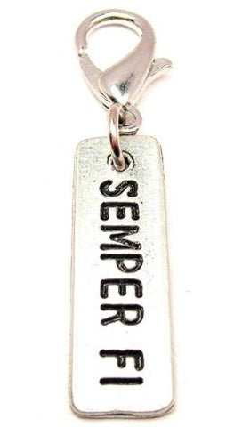 Semper Fi Tab Zipper Pull