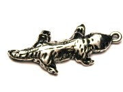 Rock Lizard Genuine American Pewter Charm