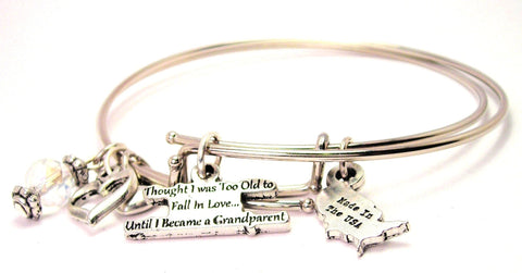 grandmother bracelet, grandmother jewelry, grandma bracelet, love bracelet, family member jewelry