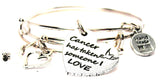 cancer bracelet, cancer awareness bracelet, bereavement bracelet, in memoriam bracelet