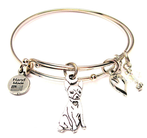 Chihuahua bracelet, Chihuahua bangles, Chihuahua jewelry, dog bracelet, dog bangle, dog lover bracelet