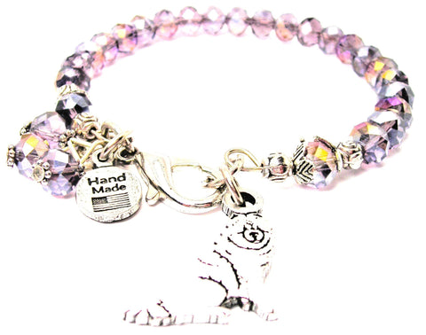 Sitting Chow Splash Of Color Crystal Bracelet