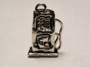 Gas Pump Genuine American Pewter Charm