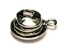 Pancakes Genuine American Pewter Charm