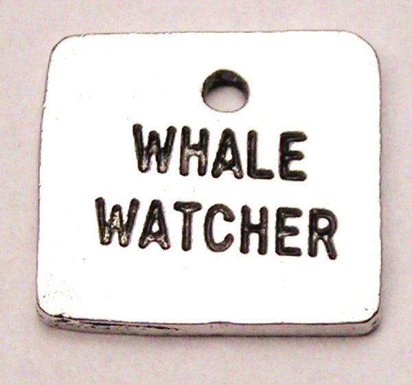 Whale Watcher Genuine American Pewter Charm