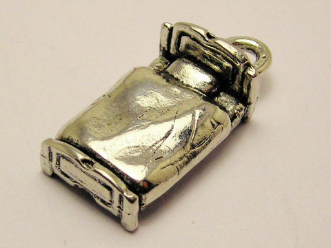 Cute Bed Genuine American Pewter Charm