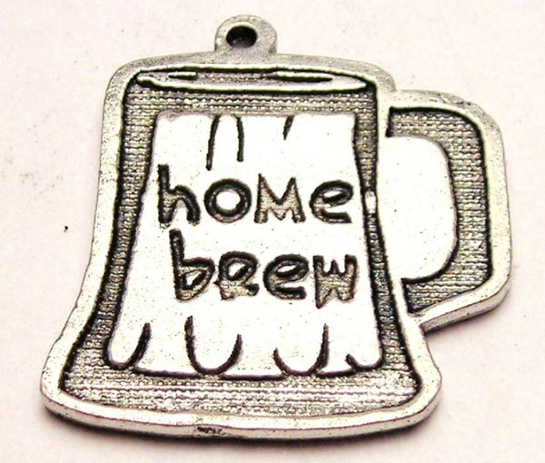 Home Brew Beer Stein Genuine American Pewter Charm