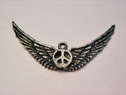 Wings Of Peace Genuine American Pewter Charm