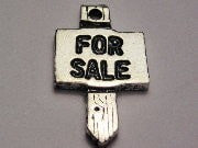 For Sale Real Estate Genuine American Pewter Charm