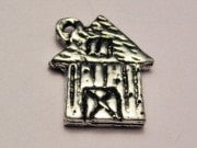 Old Barn Genuine American Pewter Charm