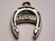 Lucky Horseshoe Genuine American Pewter Charm