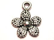 Wild Flower Genuine American Pewter Charm