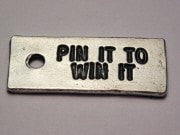 Pin It To Win It Genuine American Pewter Charm