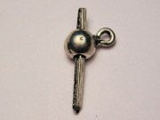 Olive On Martini Stick Genuine American Pewter Charm