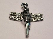 Dragonfly Fairy Genuine American Pewter Charm