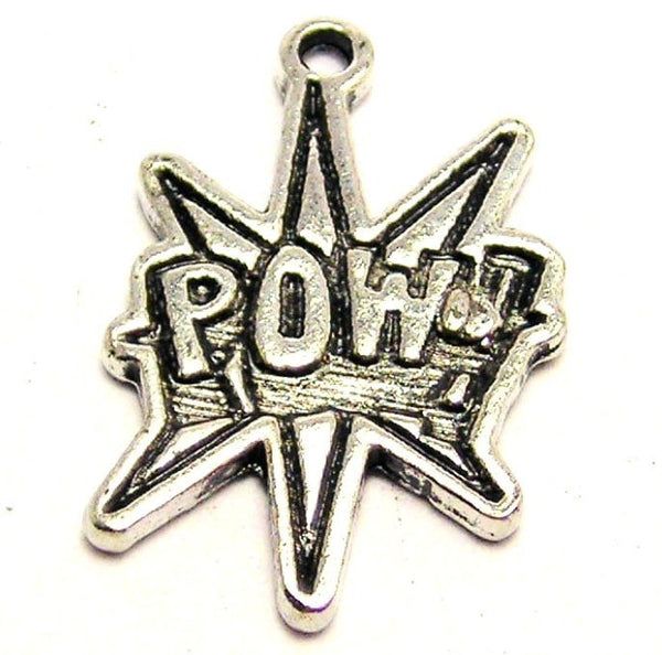 Pow Genuine American Pewter Charm