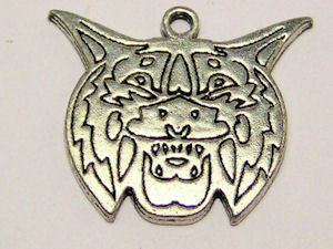 Wildcat Mascot Genuine American Pewter Charm