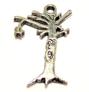 Scary Tree Genuine American Pewter Charm