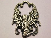 Kneeling Fairy Genuine American Pewter Charm