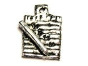 Memo Genuine American Pewter Charm