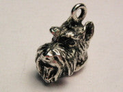 Scottish Terrier Face Genuine American Pewter Charm