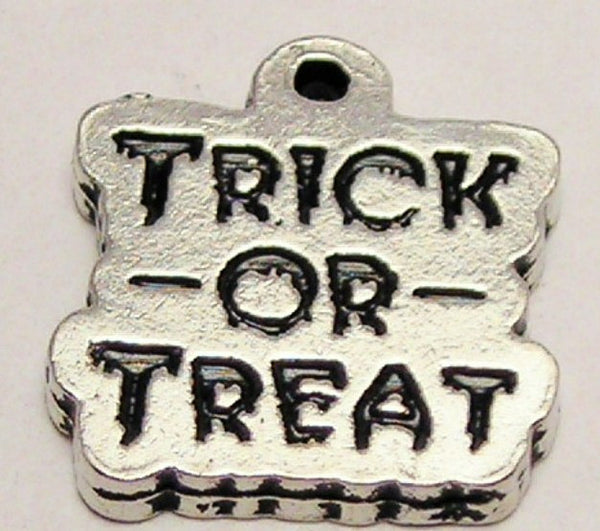 Trick Or Treat Genuine American Pewter Charm