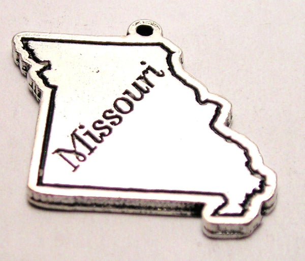 Missouri Genuine American Pewter Charm