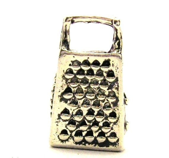 Cheese Grater Genuine American Pewter Charm