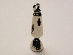 Lava Lamp Genuine American Pewter Charm