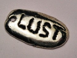 Lust Genuine American Pewter Charm