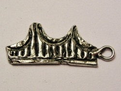 Golden Gate Bridge Genuine American Pewter Charm