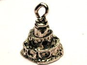 Wedding Cake Three Tier Genuine American Pewter Charm