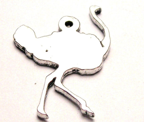 Ostrich Genuine American Pewter Charm