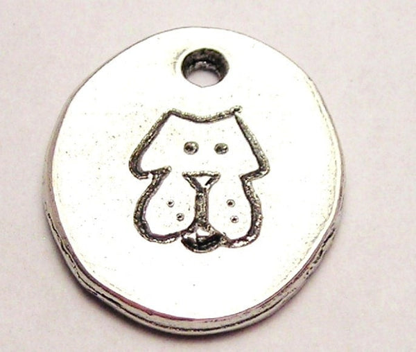 Doggie Disk Genuine American Pewter Charm