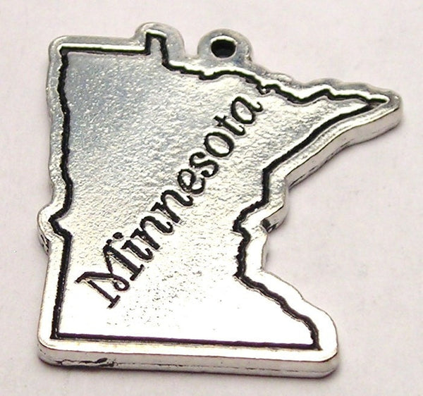 Minnesota Genuine American Pewter Charm