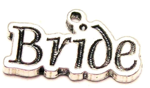 Bride Genuine American Pewter Charm