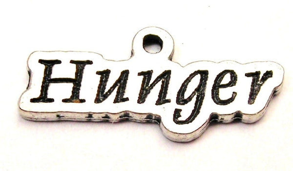 Hunger Genuine American Pewter Charm